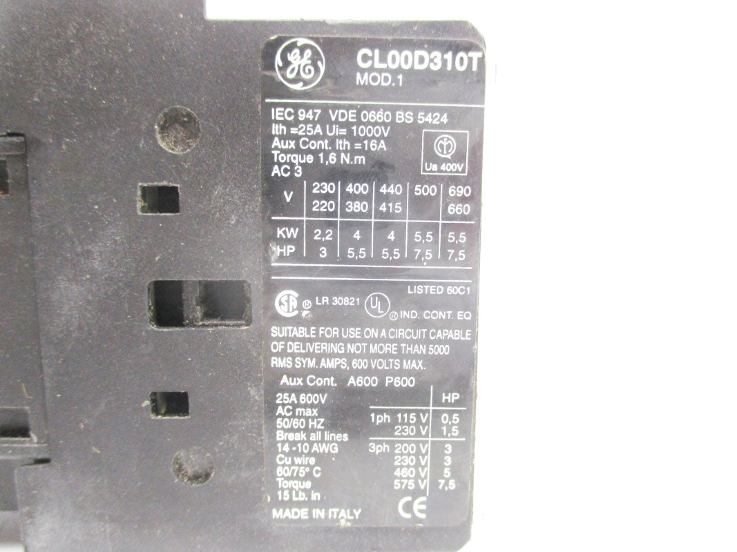 GENERAL ELECTRIC CL00D310T 1000V 25A UNMP