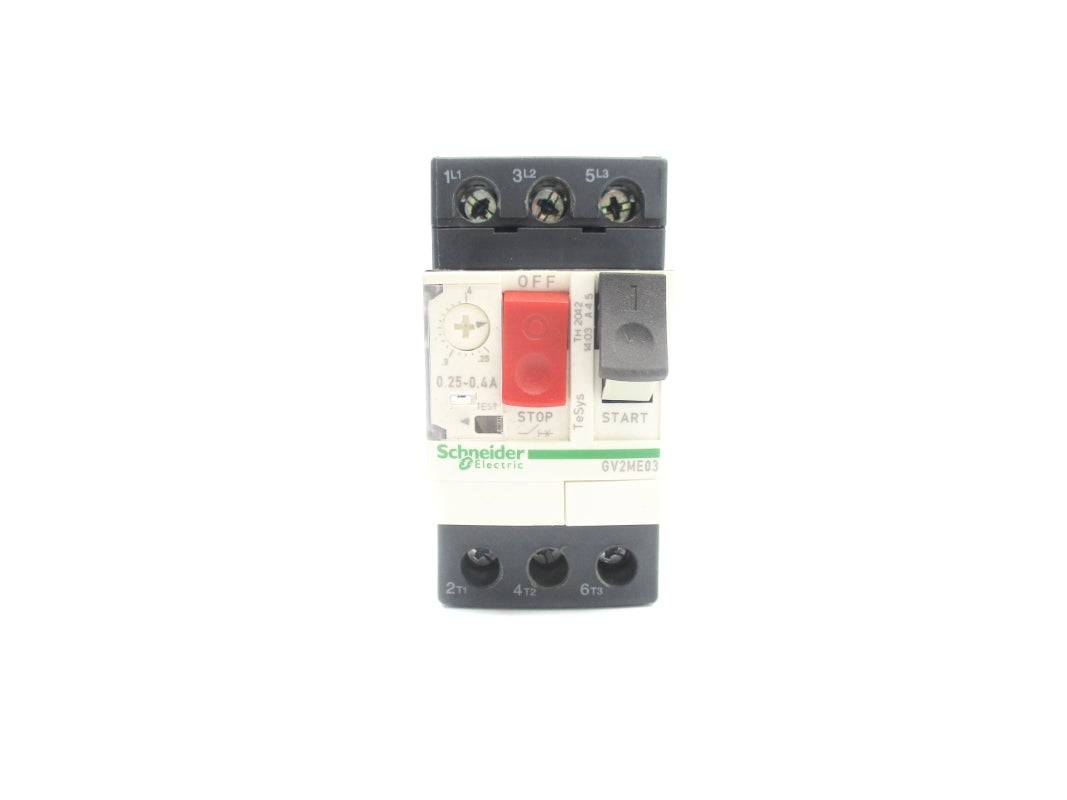 SCHNEIDER ELECTRIC GV2ME03 0.25-0.4A 600V UNMP