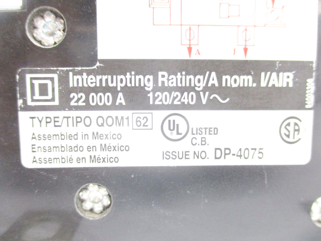 SQUARE D QOM80VH 120/240V 22000A UNMP