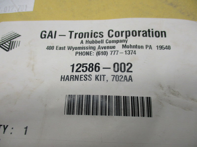 GAI-TRONICS 12586-002 702AA  NSMP
