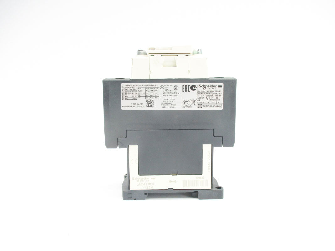 SCHNEIDER ELECTRIC LC1DT406BL 24VDC 40A NSNP