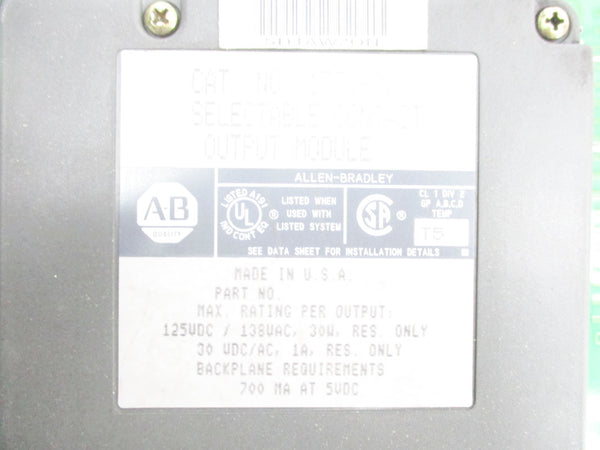 ALLEN BRADLEY 1771-OW 138VAC 1A UNMP