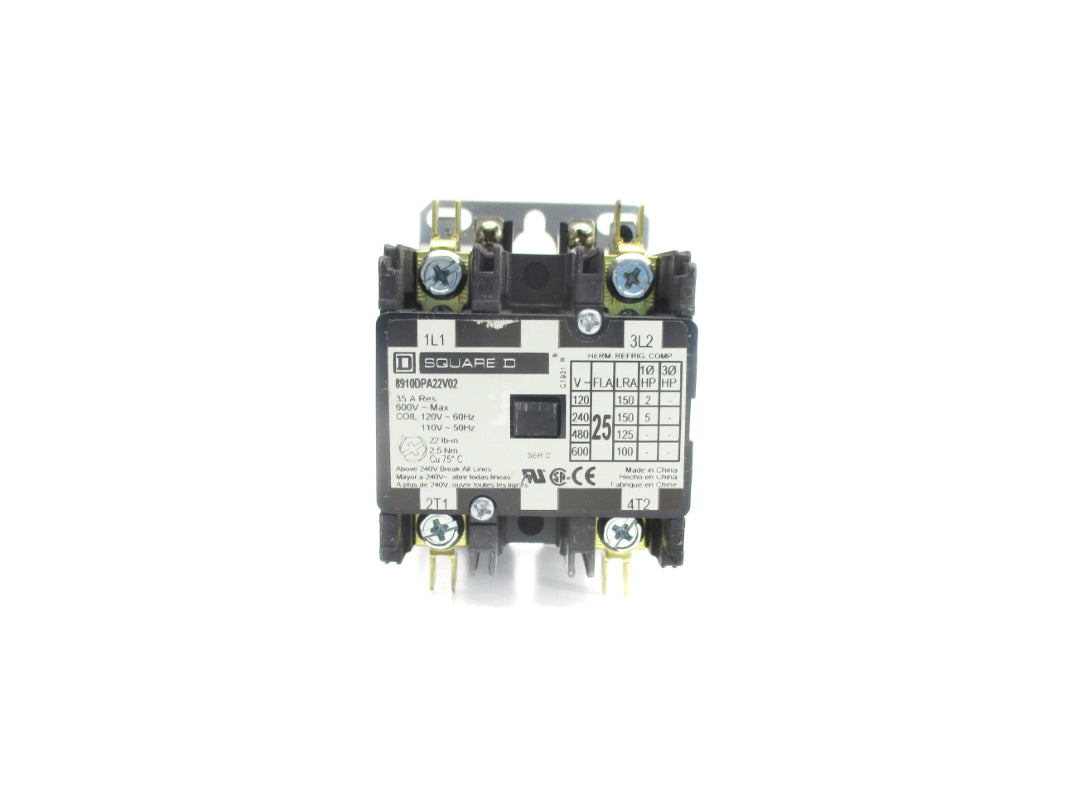 SQUARE D 8910DPA22V02 SER. C 110/120V 35A UNMP