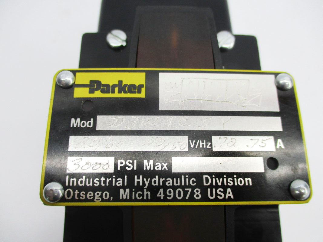 PARKER D3W1C5Y 110/120V 0.72/0.75A 3000PSI NSNP