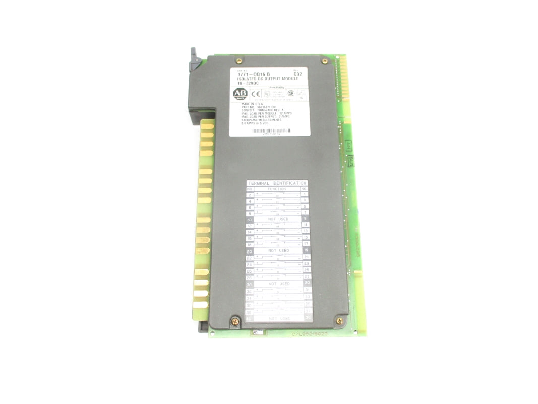 ALLEN BRADLEY 1771-OQ16 SER. B 10-32VDC UNMP