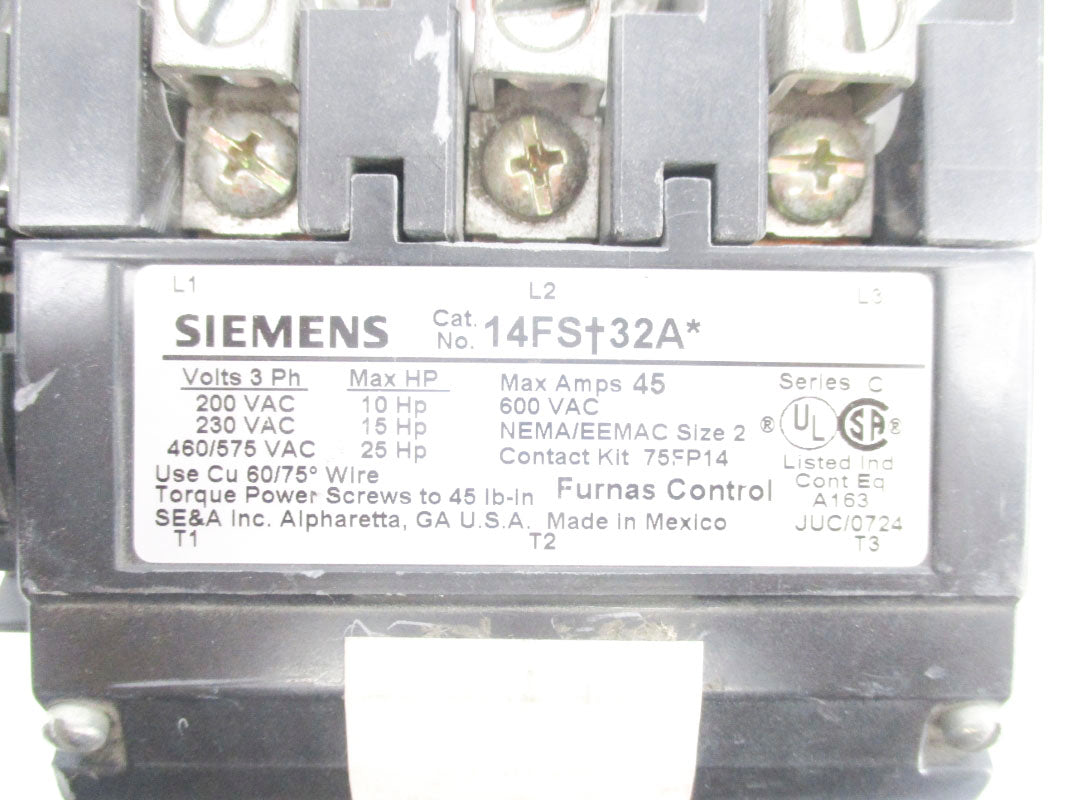 SIEMENS 14FS+32A* 48BSF3M20 SER. C 110/120V 45A UNMP
