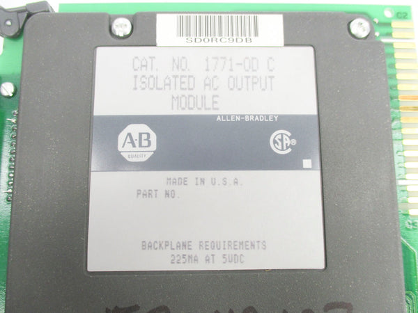 ALLEN BRADLEY 1771-OD SER. C 120V NSNP