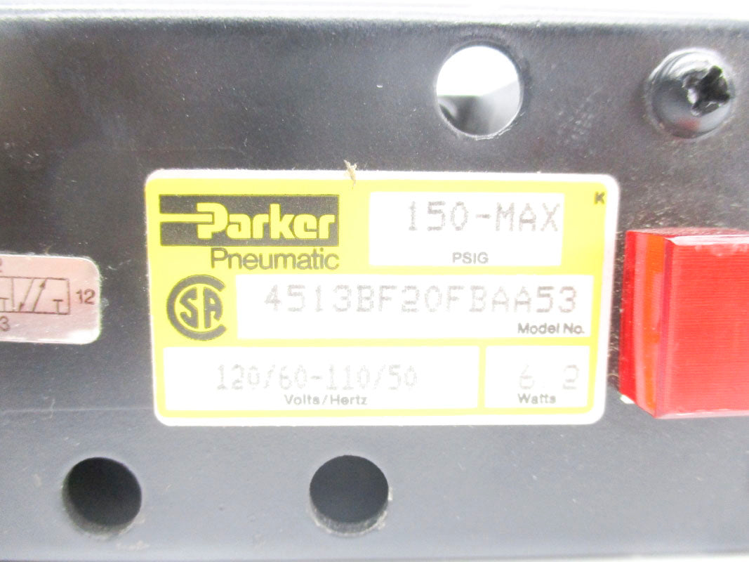 PARKER 4513BF20FBAA53 110-120V 150PSI UNMP