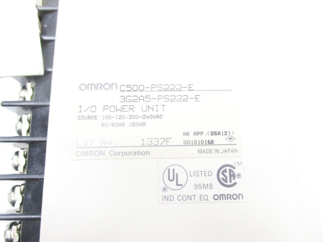 OMRON C500-PS222-E 100-120/200-240VAC NSNP