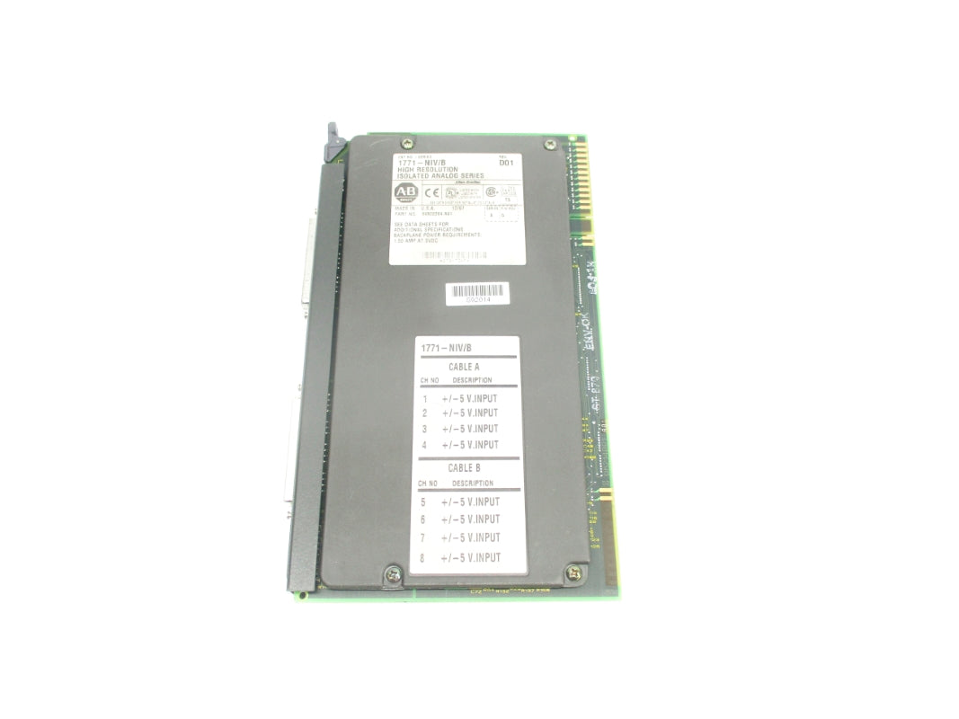 ALLEN BRADLEY 1771-NIV SER. B F/W G 1.50A 5VDC UNMP