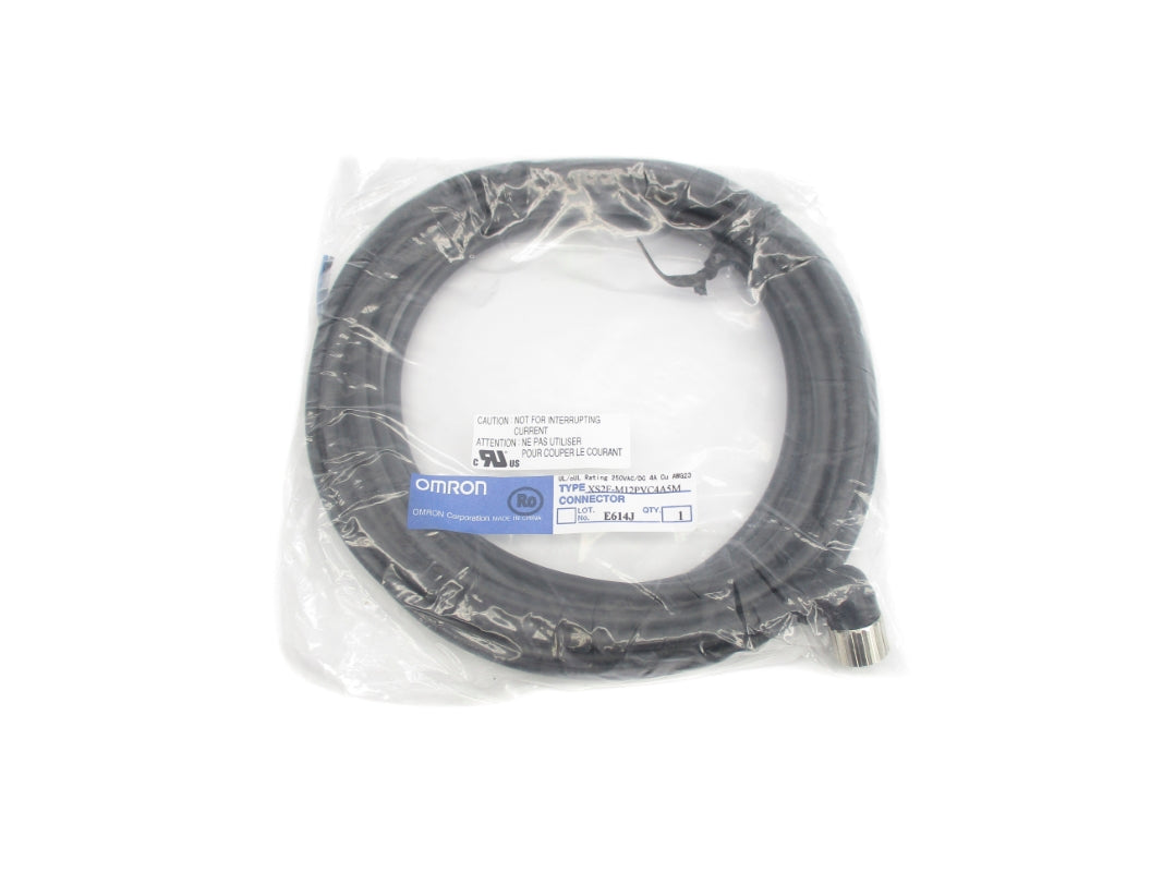 OMRON XS2F-M12PVC4A5M 250VAC/DC 4A NSMP