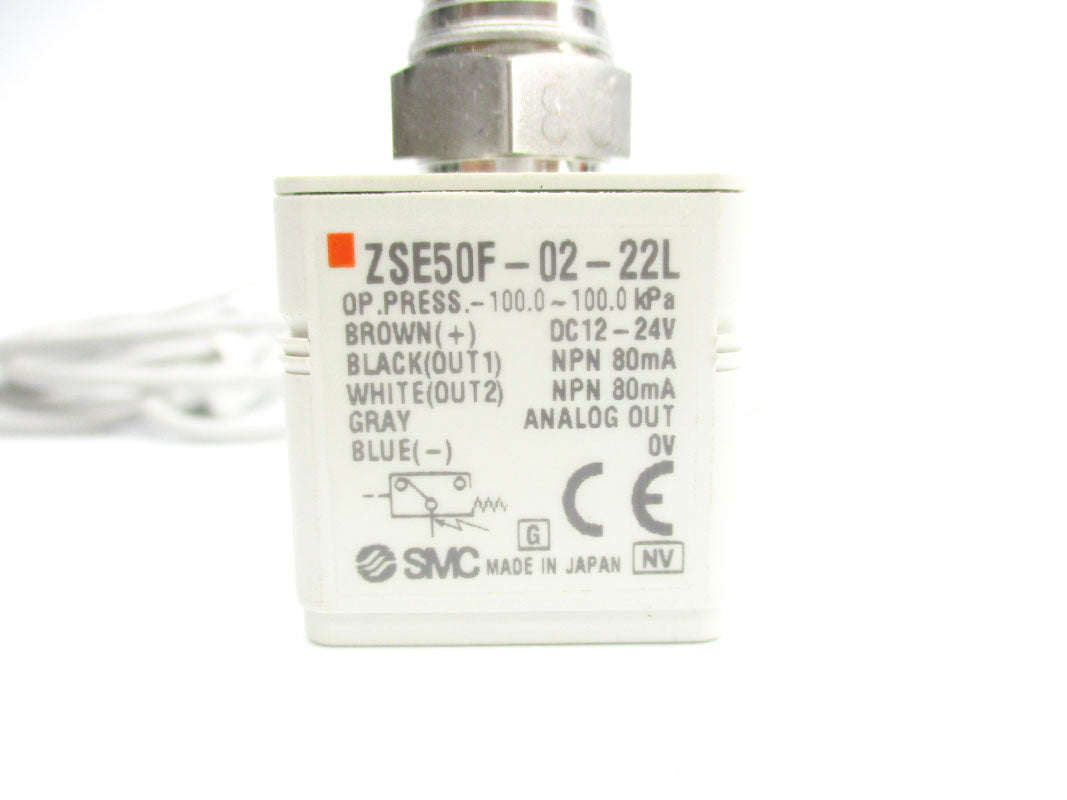 SMC ZSE50F-02-22L 12-24VDC NSNP