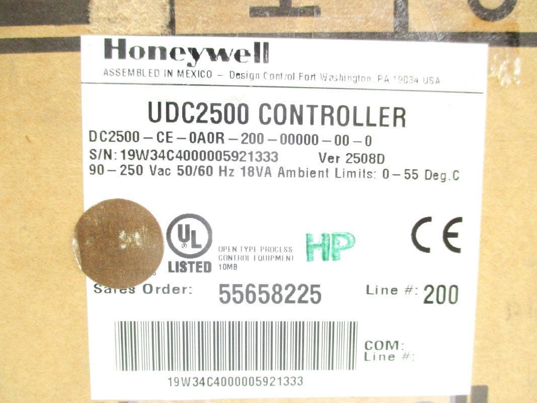 HONEYWELL DC2500-CE-0A0R-200-00000-00-0 90-250VAC NSMP