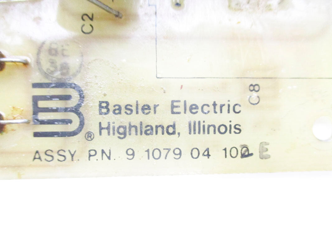 BASLER ELECTRIC 9-1079-04-001 REV. C UNMP