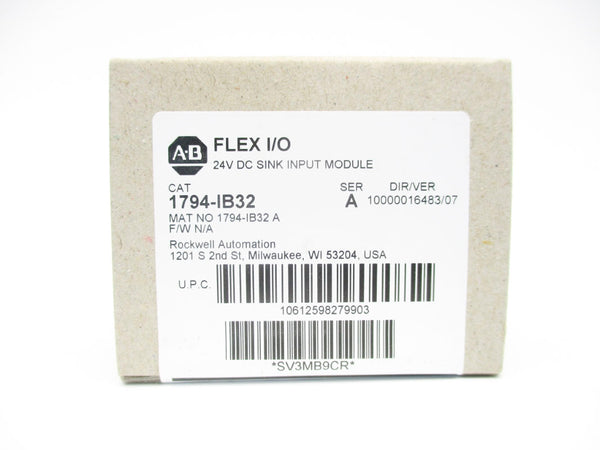 ALLEN BRADLEY 1794-IB32 SER. A DATE: 2019 24VDC NSFS
