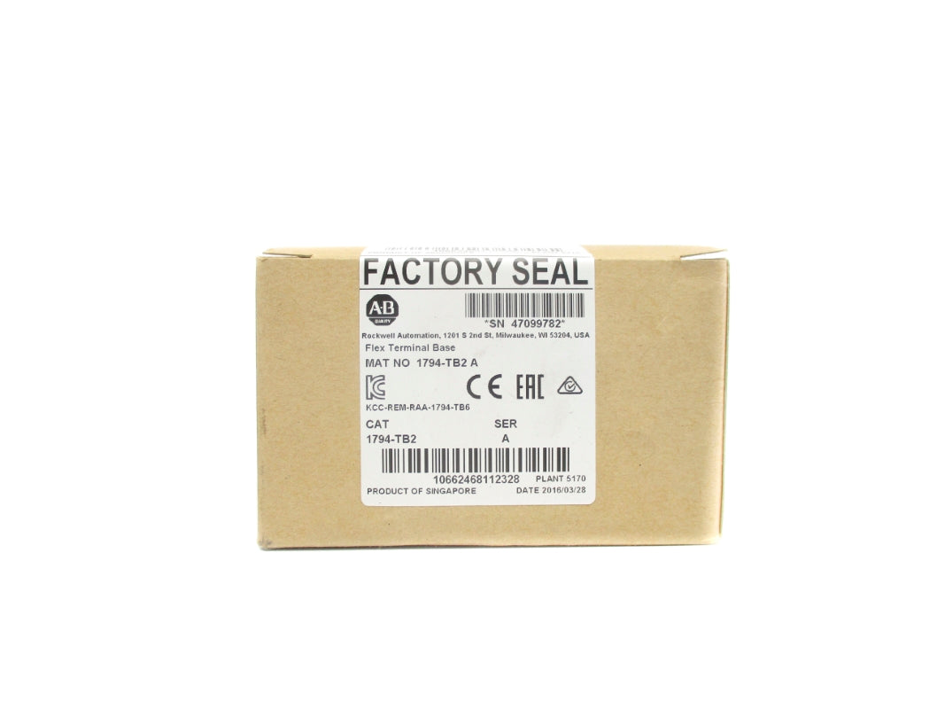 ALLEN BRADLEY 1794-TB2 SER. A DATE: 2016 NSFS