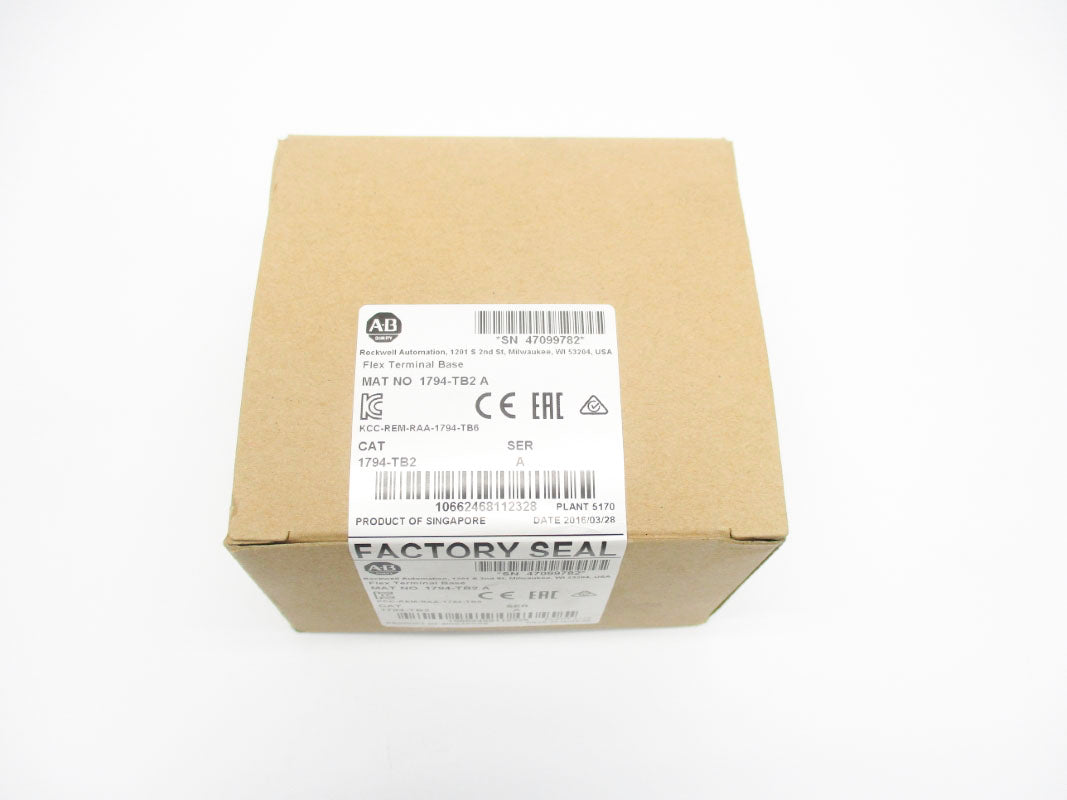 ALLEN BRADLEY 1794-TB2 SER. A DATE: 2016 NSFS