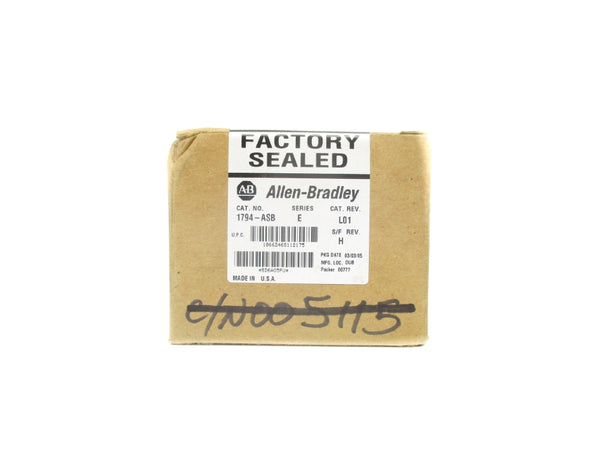 ALLEN BRADLEY 1794-ASB SER. E DATE: 2005 NSFS