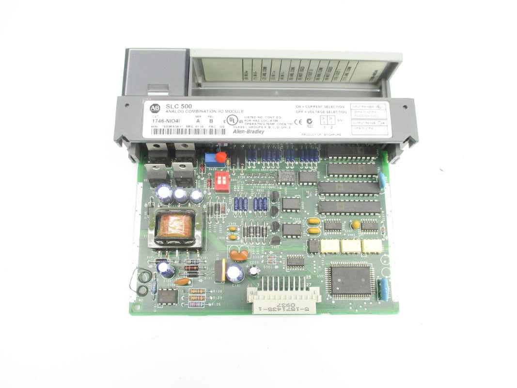 ALLEN BRADLEY 1746-NIO4I SER. A (NO TERMINAL) -10VDC-10VDC UNMP