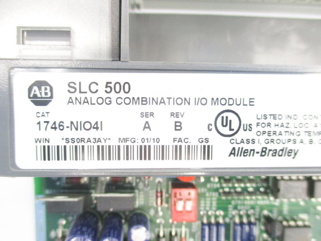 ALLEN BRADLEY 1746-NIO4I SER. A (NO TERMINAL) -10VDC-10VDC UNMP