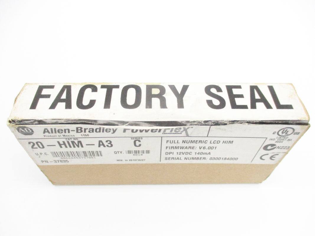 ALLEN BRADLEY 20-HIM-A3 SER. C F/W 6.001 12VDC DATE: 2010 NSFS