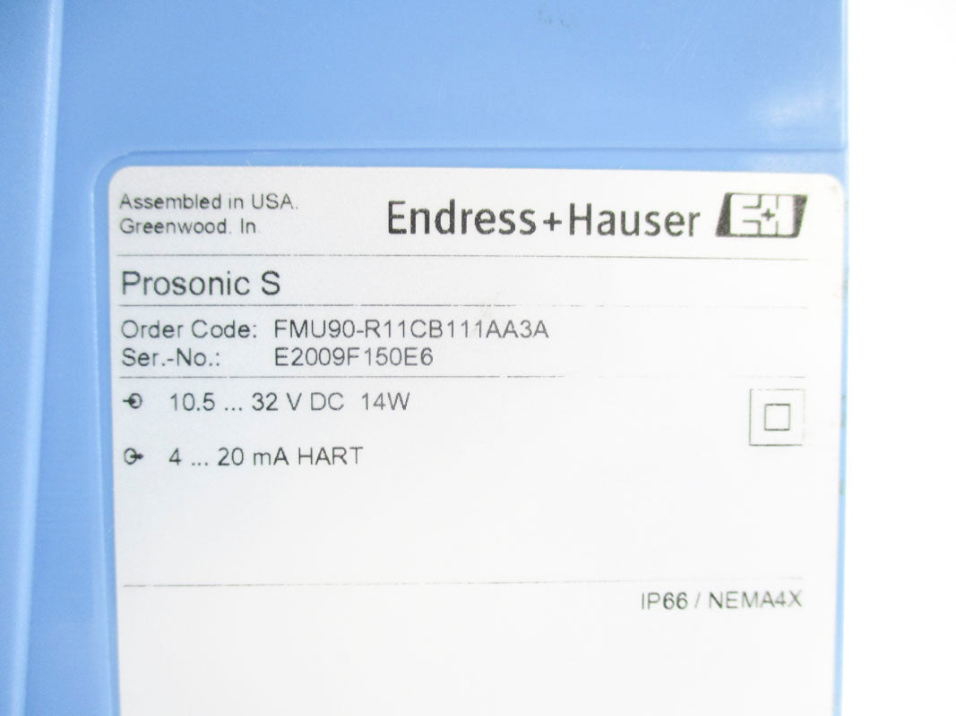 ENDRESS+HAUSER FMU90-R11CB111AA3A 10.5-32VDC UNMP