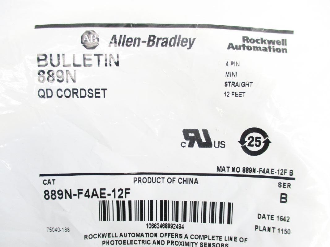 ALLEN BRADLEY 889N-F4AE-12F SER. B NSMP