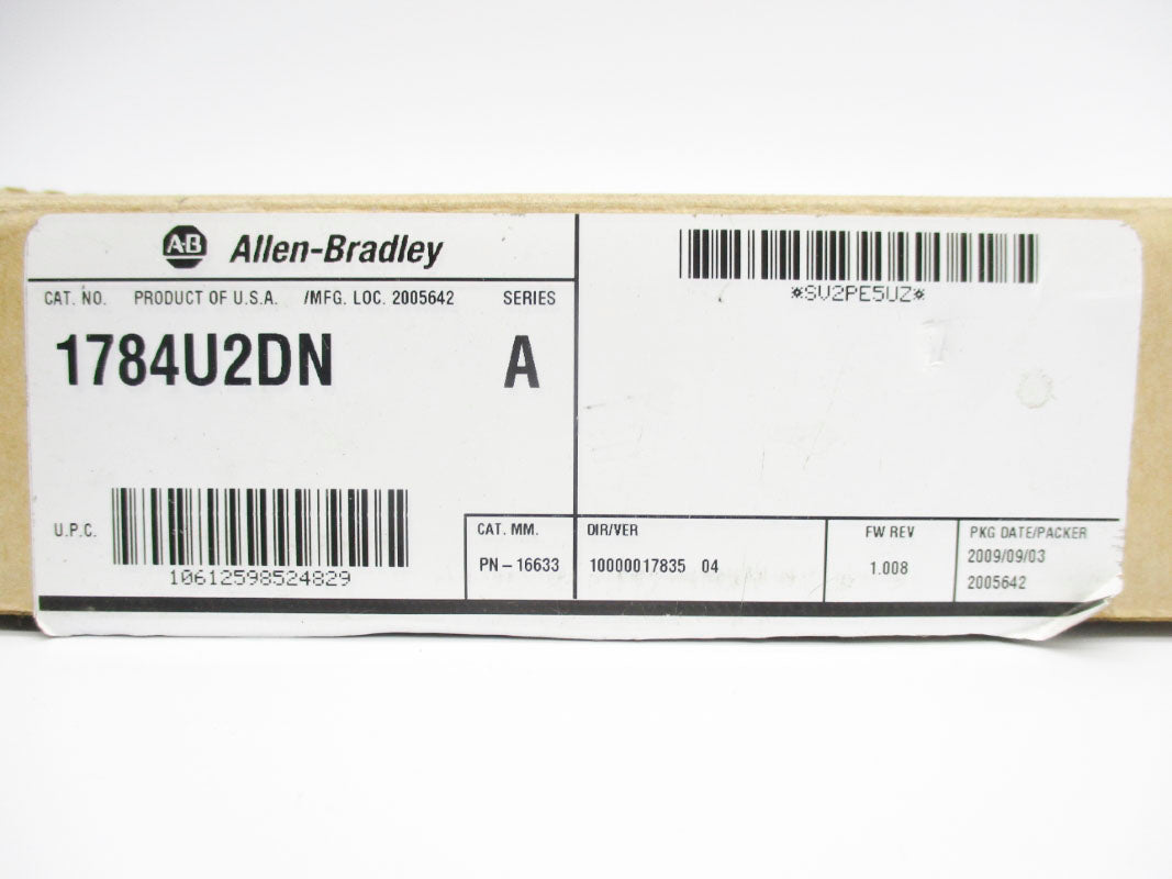 ALLEN BRADLEY 1784-U2DN SER. A F/W 1.008 NSMP