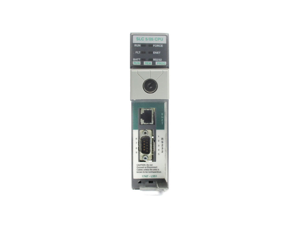 ALLEN BRADLEY 1747-L551 SER. B F/W 5 24VDC (NO KEY) (AS PICTURED) UNMP
