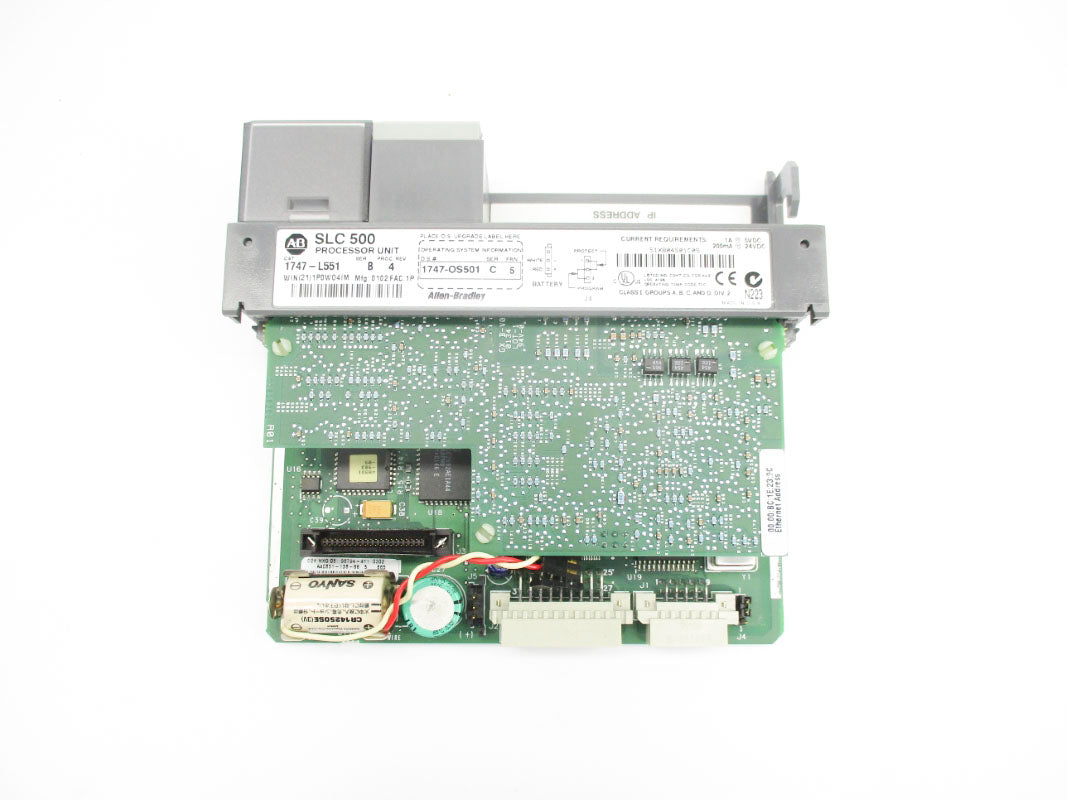 ALLEN BRADLEY 1747-L551 SER. B F/W 5 24VDC (NO KEY) (AS PICTURED) UNMP