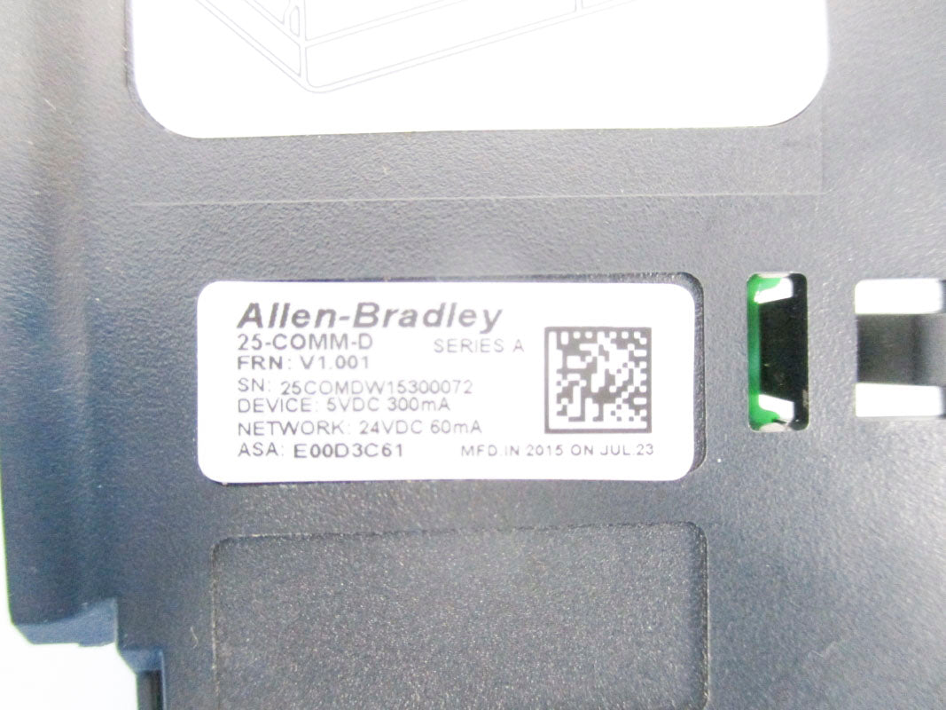 ALLEN BRADLEY 25-COMM-D SER. A F/W V1.001 5VDC UNMP