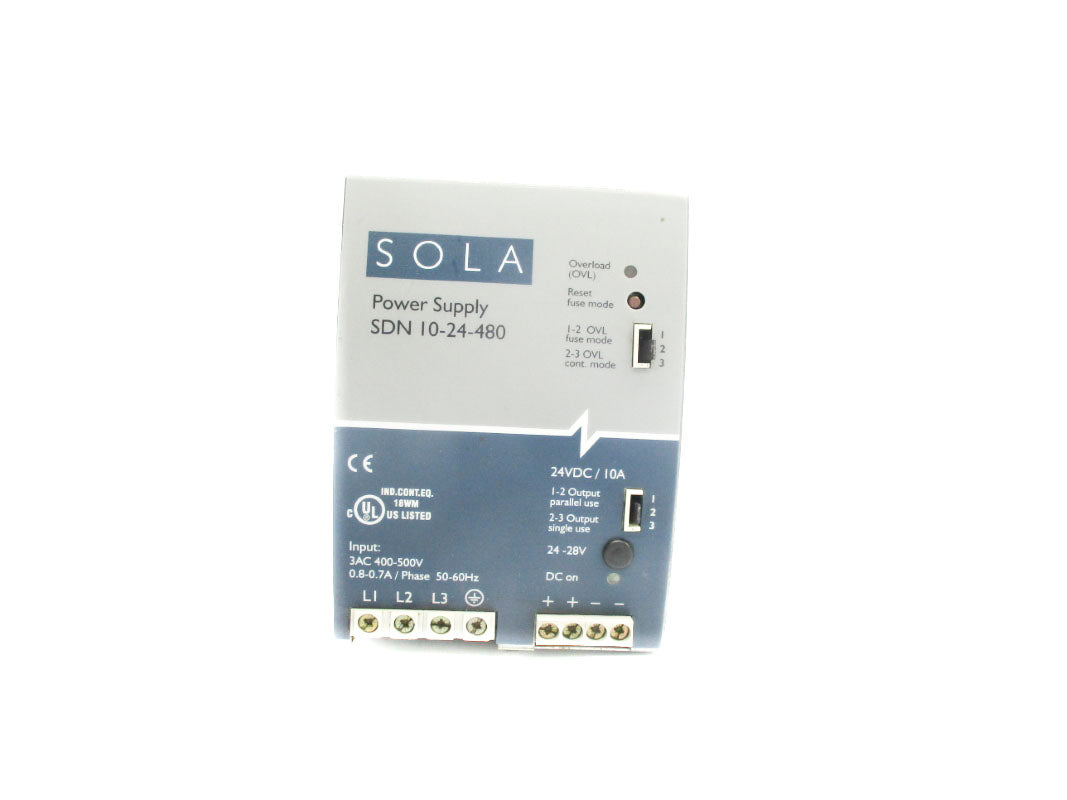SOLA SDN10-24-480 400-500V 0.8-0.7A UNMP