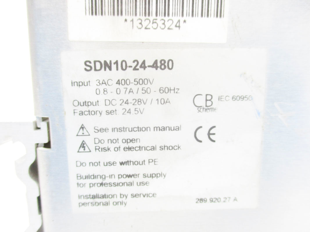 SOLA SDN10-24-480 400-500V 0.8-0.7A UNMP