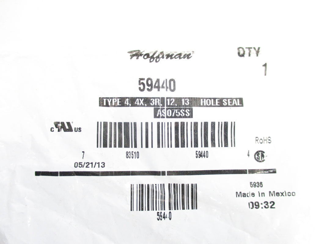 HOFFMAN 59440 ASO75SS NSMP