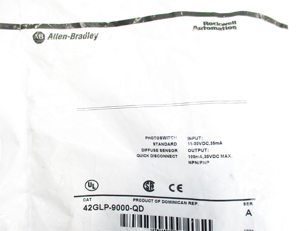 ALLEN BRADLEY 42GLP-9000-QD SER. A 11-30VDC NSMP