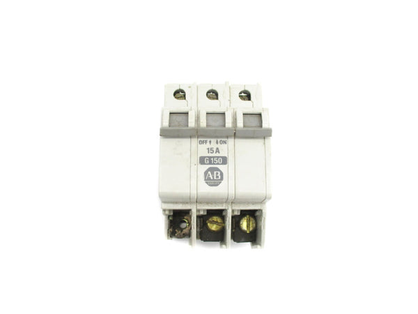 ALLEN BRADLEY 1492-CB3G150 SER. A 480VAC 15A (AS PICTURED) UNMP