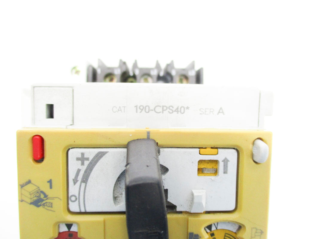 ALLEN BRADLEY 190-CPS40 SER. A 110/120V 10A UNMP