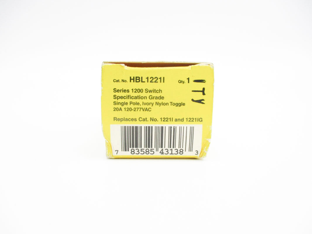 HUBBELL HBL1221I 120-277VAC 20A NSMP