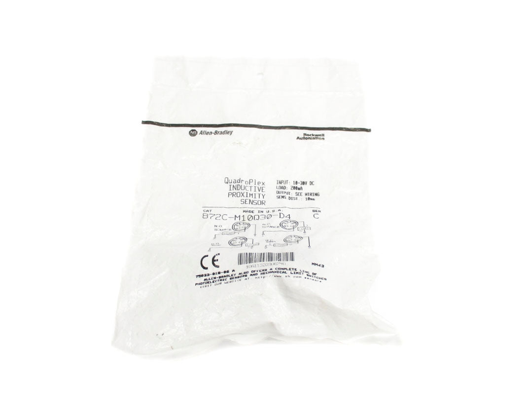 ALLEN BRADLEY 872C-M10Q30-D4 SER. C 10-30VDC NSMP