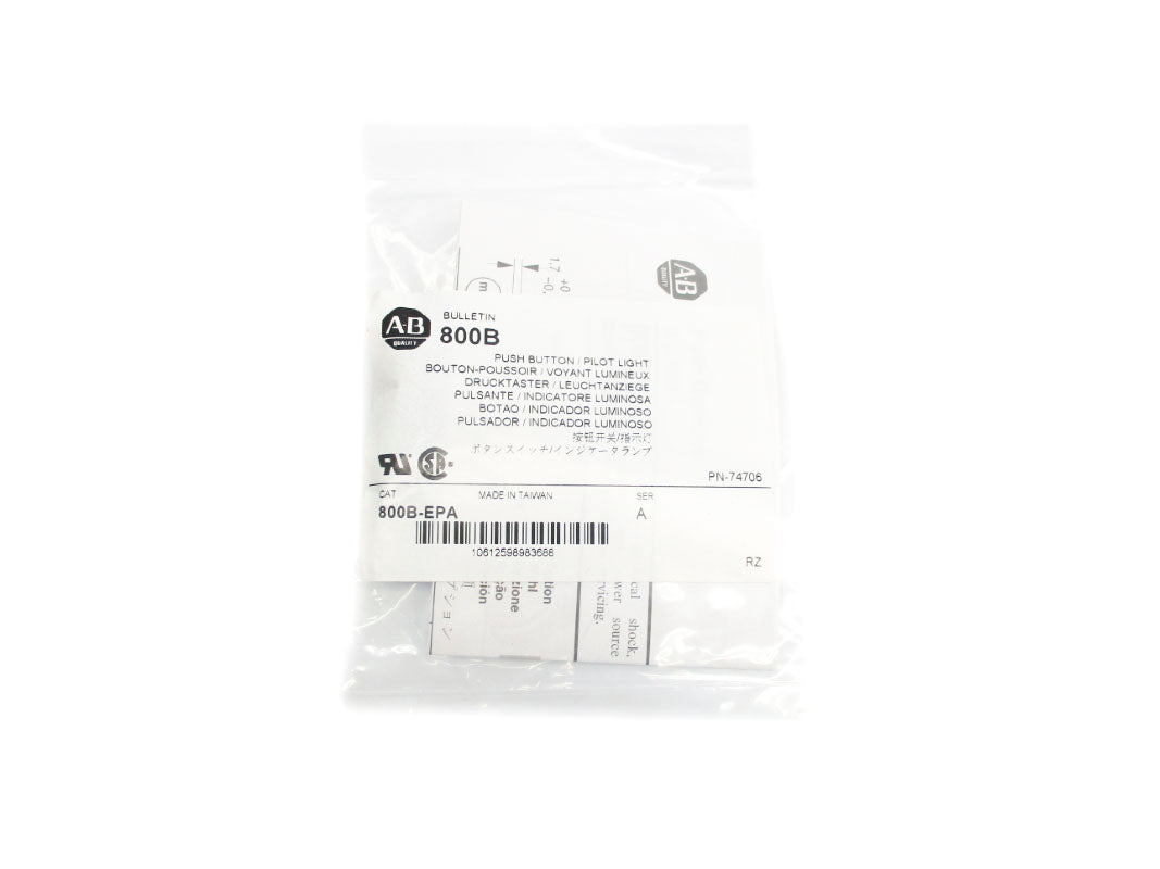 ALLEN BRADLEY 800B-EPA SER. A NSMP