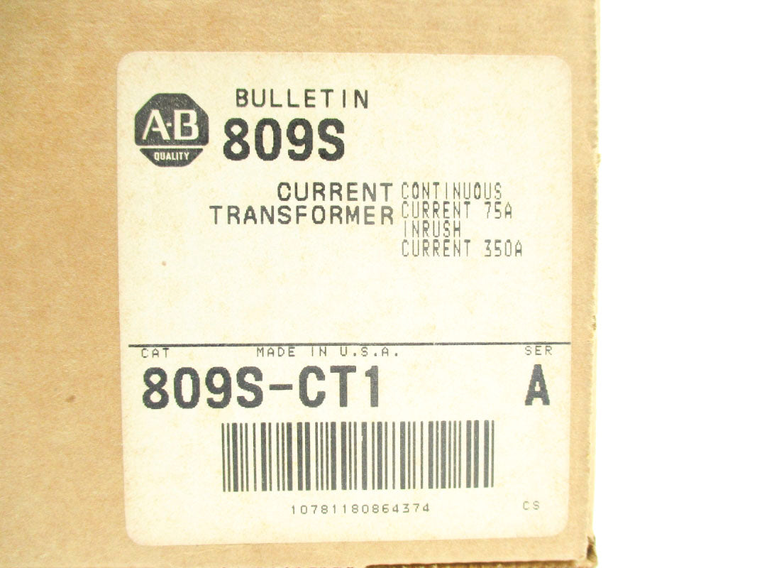 ALLEN BRADLEY 809S-CT1 SER. A 350A (BR/WH) NSMP