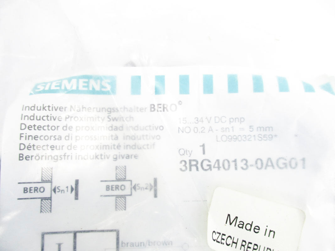 SIEMENS 3RG4013-0AG01 15-34VDC 0.2A NSMP