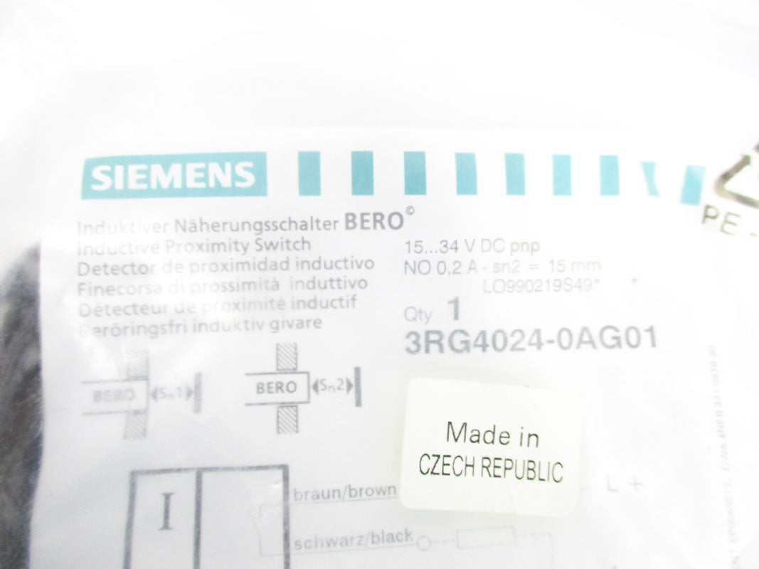 SIEMENS 3RG4024-0AG01 15-34VDC 0.2A NSMP
