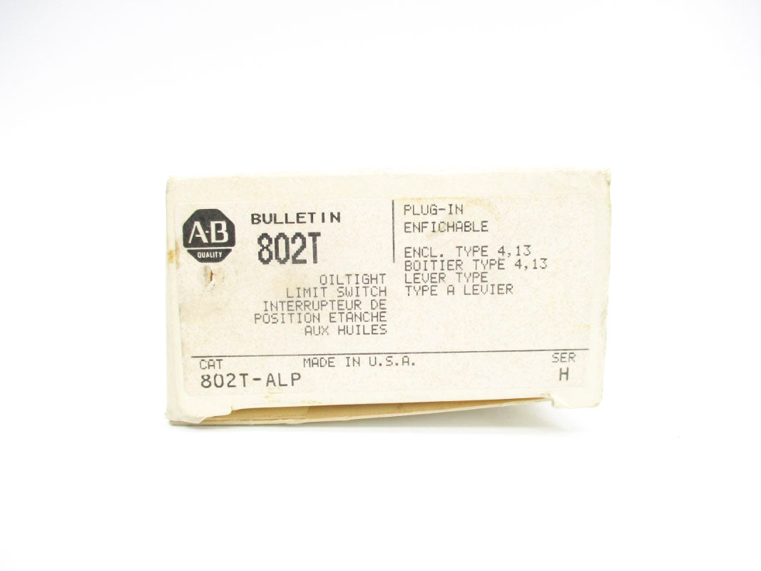 ALLEN BRADLEY 802T-ALP SER. H 600VAC 30A (GY/BL) NSMP