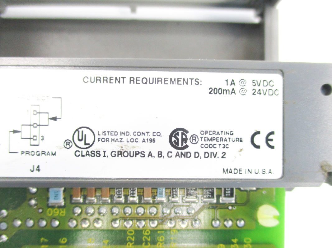 ALLEN BRADLEY 1747-L541 SER. B F/W 5 24VDC UNMP