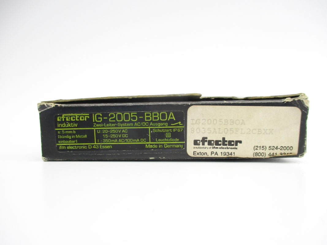 IFM EFECTOR IG-2005-BBOA 20-250VAC NSMP