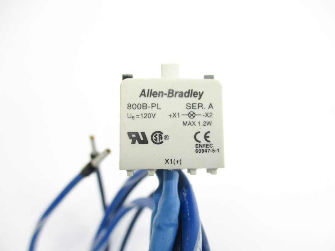 ALLEN BRADLEY 800B-PL SER. A 120V UNMP
