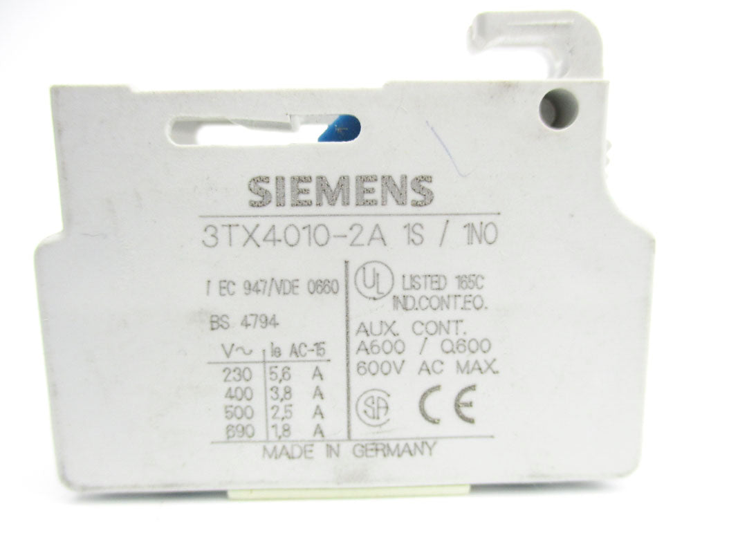 SIEMENS 3TX4010-2A 600VAC 5.6A UNMP