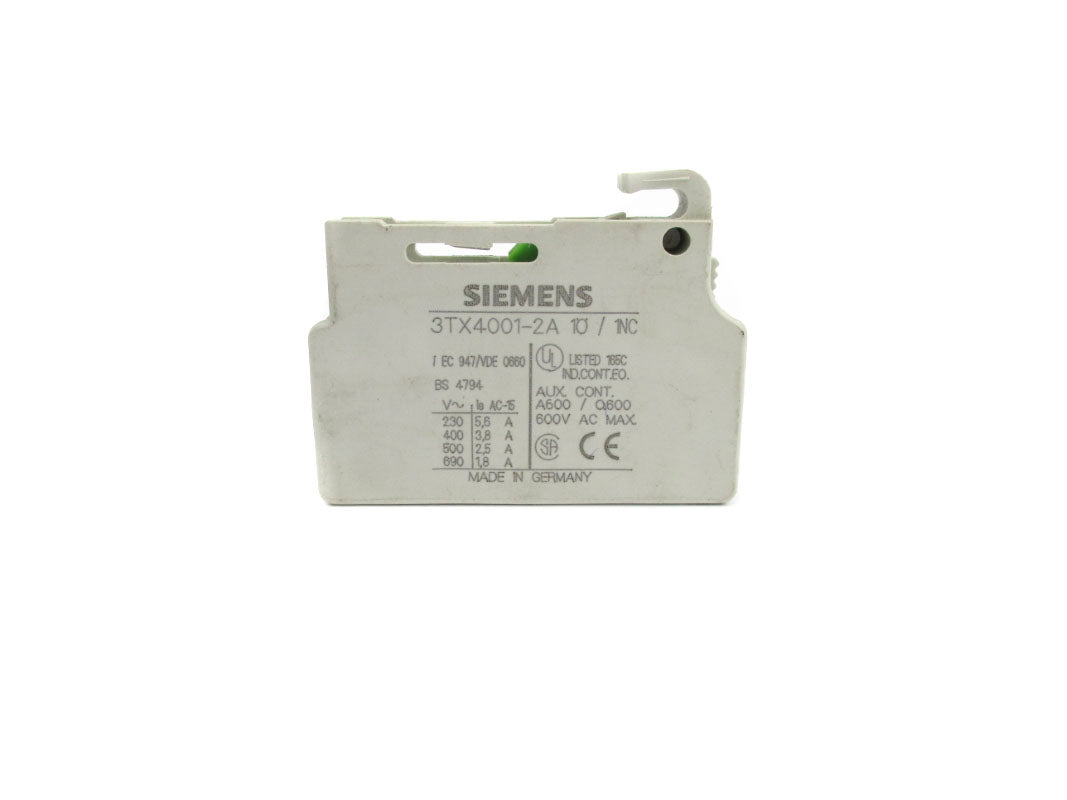 SIEMENS 3TX4001-2A 600VAC 5.6A UNMP