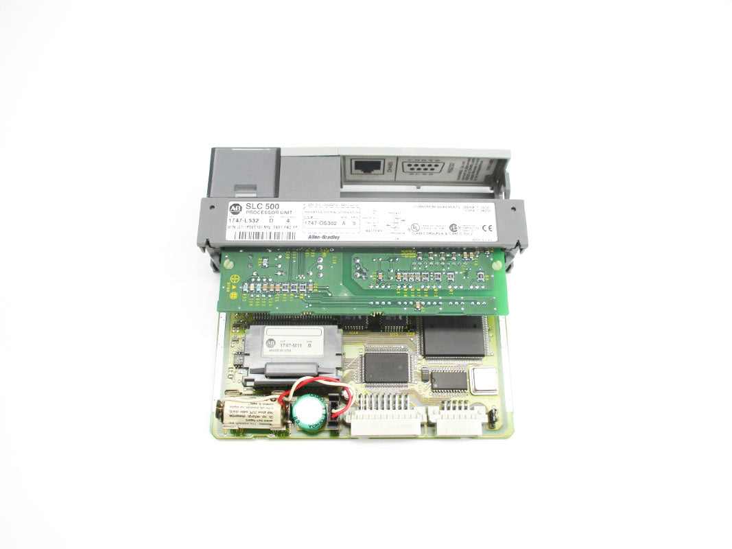 ALLEN BRADLEY 1747-L532 SER. D F/W 9 24VDC (NO KEY) (AS PICTURED) UNMP